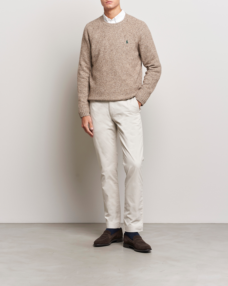 Homme | Pulls Et Tricots | Polo Ralph Lauren | Wool Knitted Donegal Sweater Bark