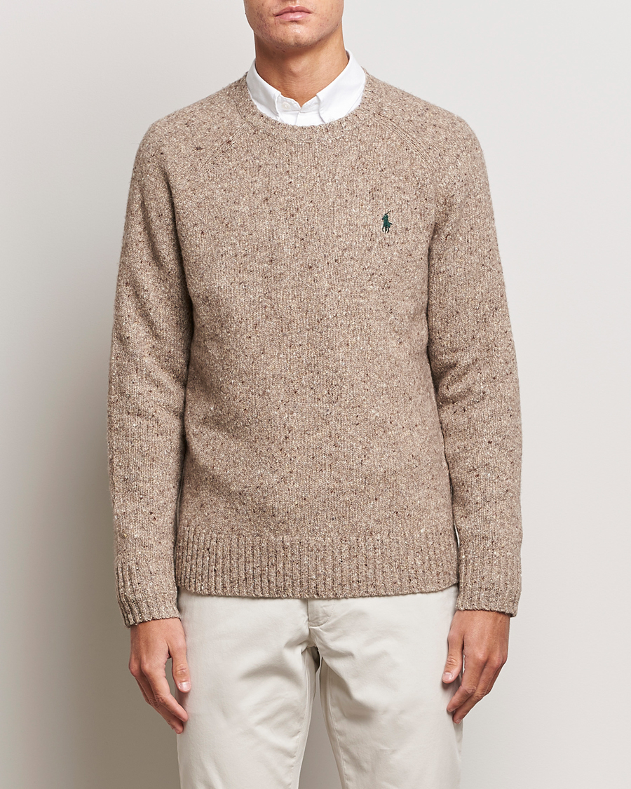 Homme | Pulls Et Tricots | Polo Ralph Lauren | Wool Knitted Donegal Sweater Bark