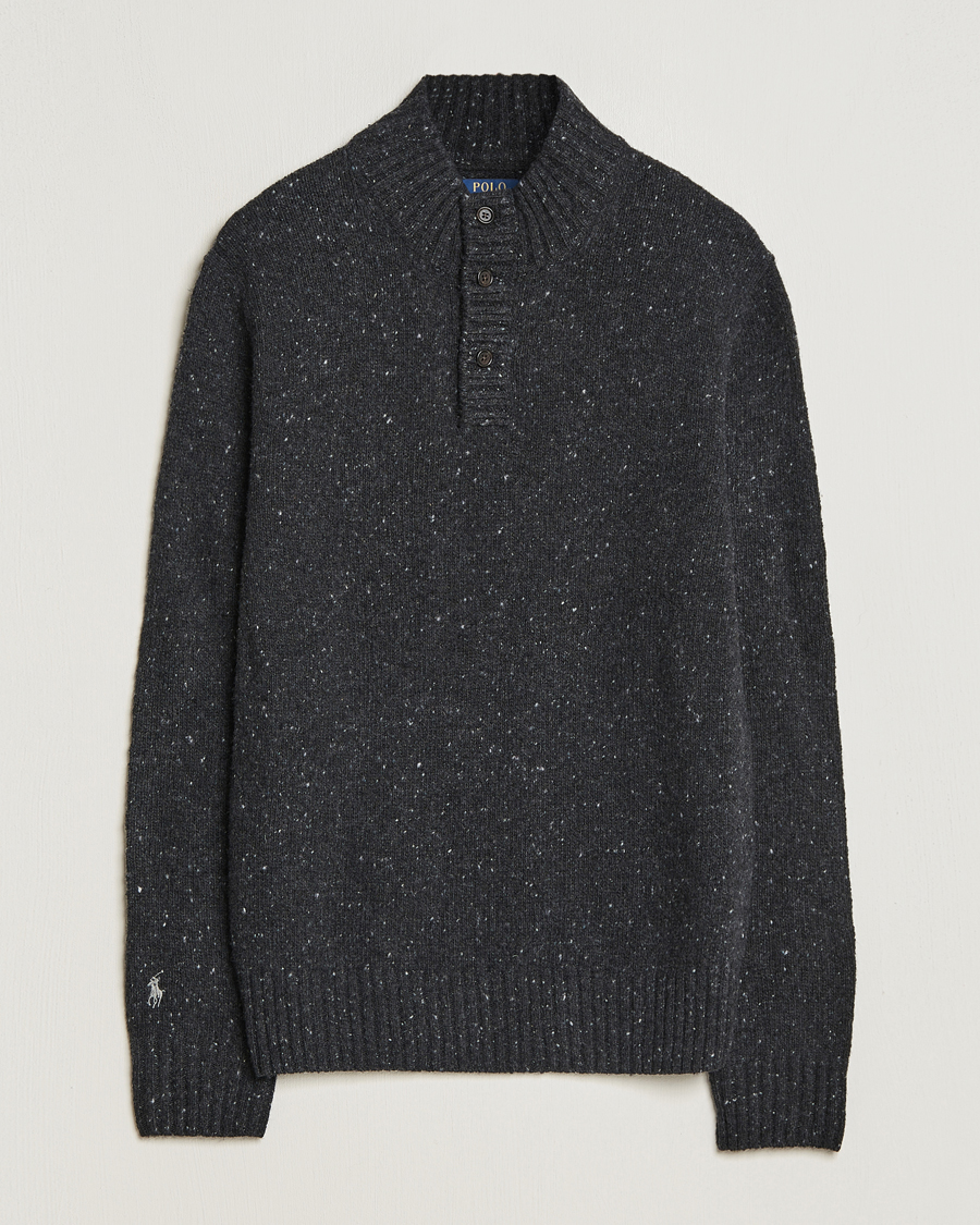 Homme | Pulls Et Tricots | Polo Ralph Lauren | Wool Knitted Donegal Onyx