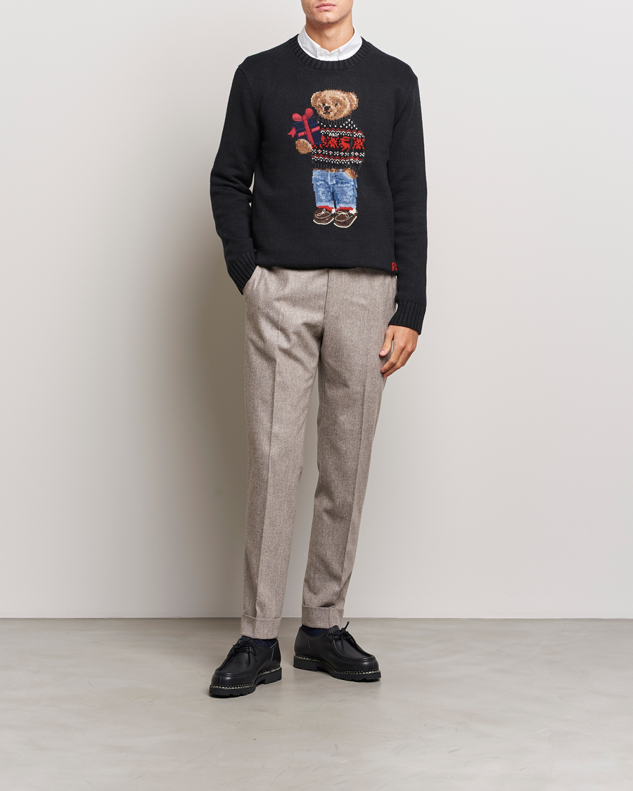 Homme | Pulls Et Tricots | Polo Ralph Lauren | Knitted Bear Sweater Black