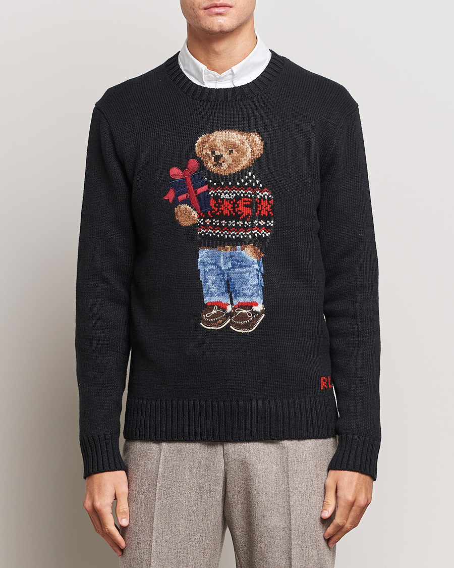 Homme | Pulls Et Tricots | Polo Ralph Lauren | Knitted Bear Sweater Black