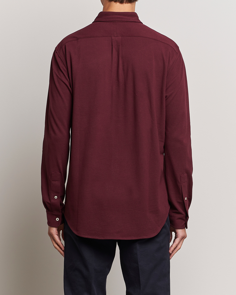 Homme | Chemises | Polo Ralph Lauren | Slim Fit Featherweight Mesh Shirt Harvard Wine