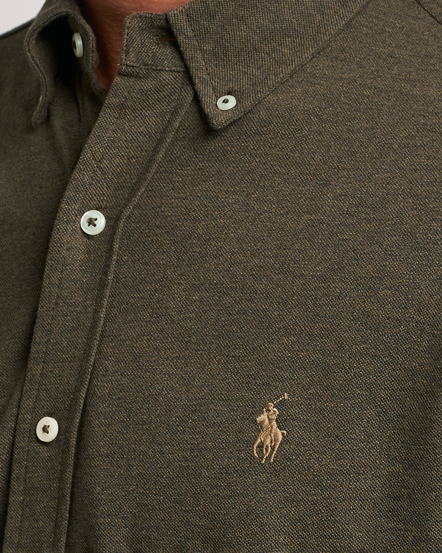 Homme | Chemises | Polo Ralph Lauren | Featherweight Mesh Shirt Wilson Olive Heather