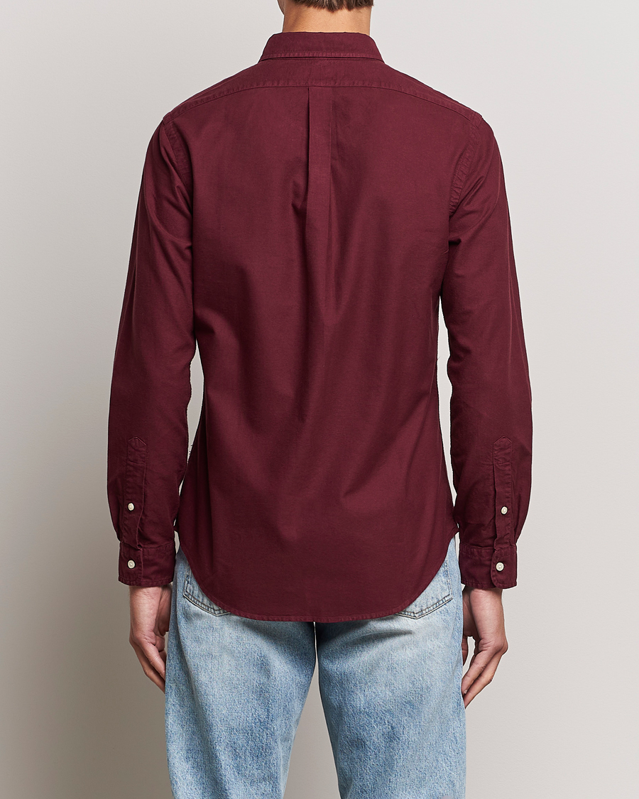 Homme | Chemises | Polo Ralph Lauren | Slim Fit Garment Dyed Oxford Harvard Wine