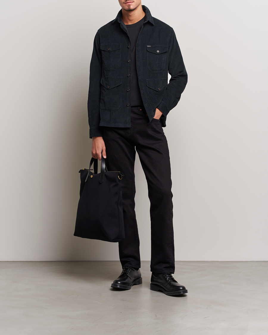 Homme | Chemises | Polo Ralph Lauren | Corduroy Pocket Overshirt Black