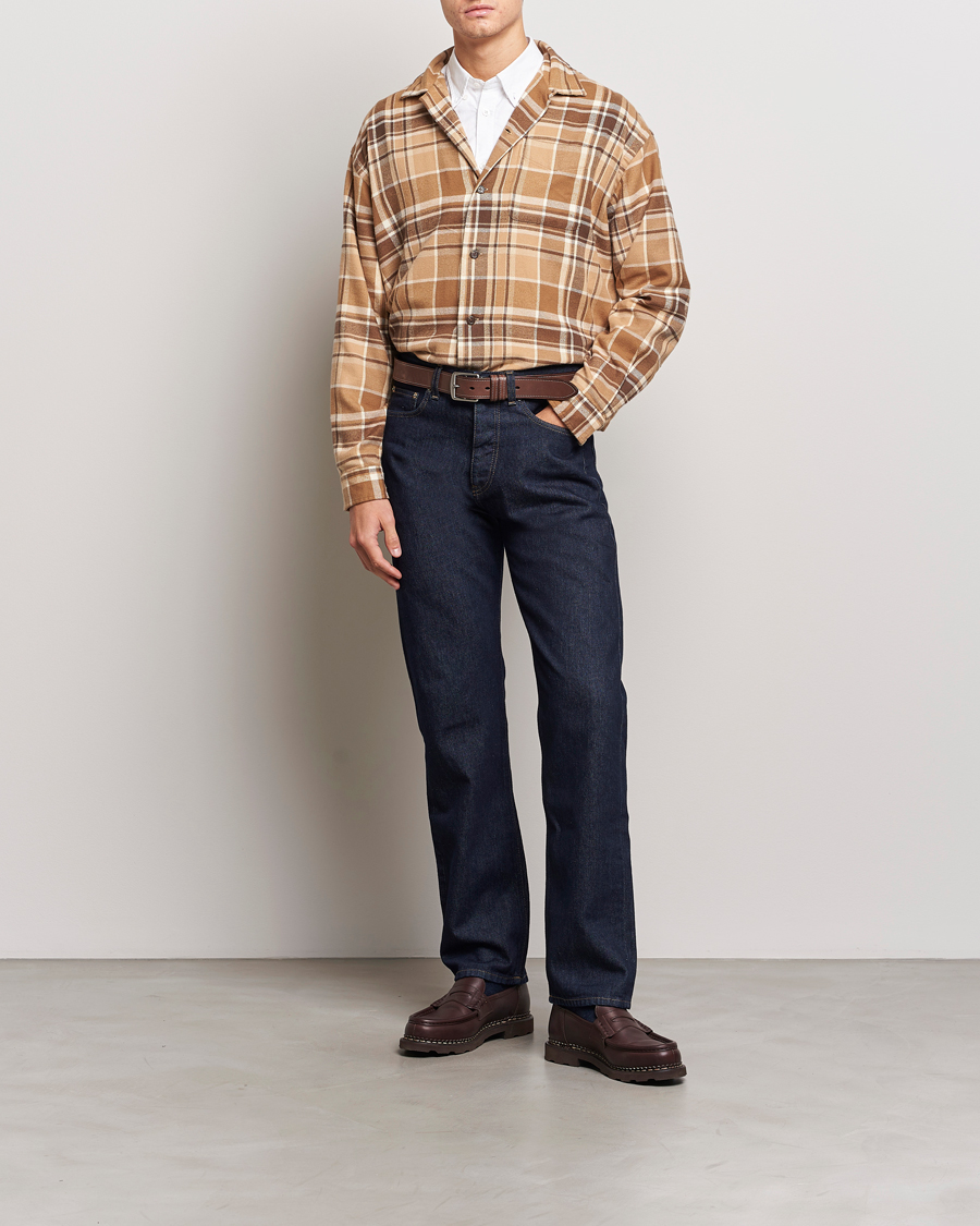 Homme | Chemises | Polo Ralph Lauren | Brushed Flannel Checked Shirt Khaki/Brown