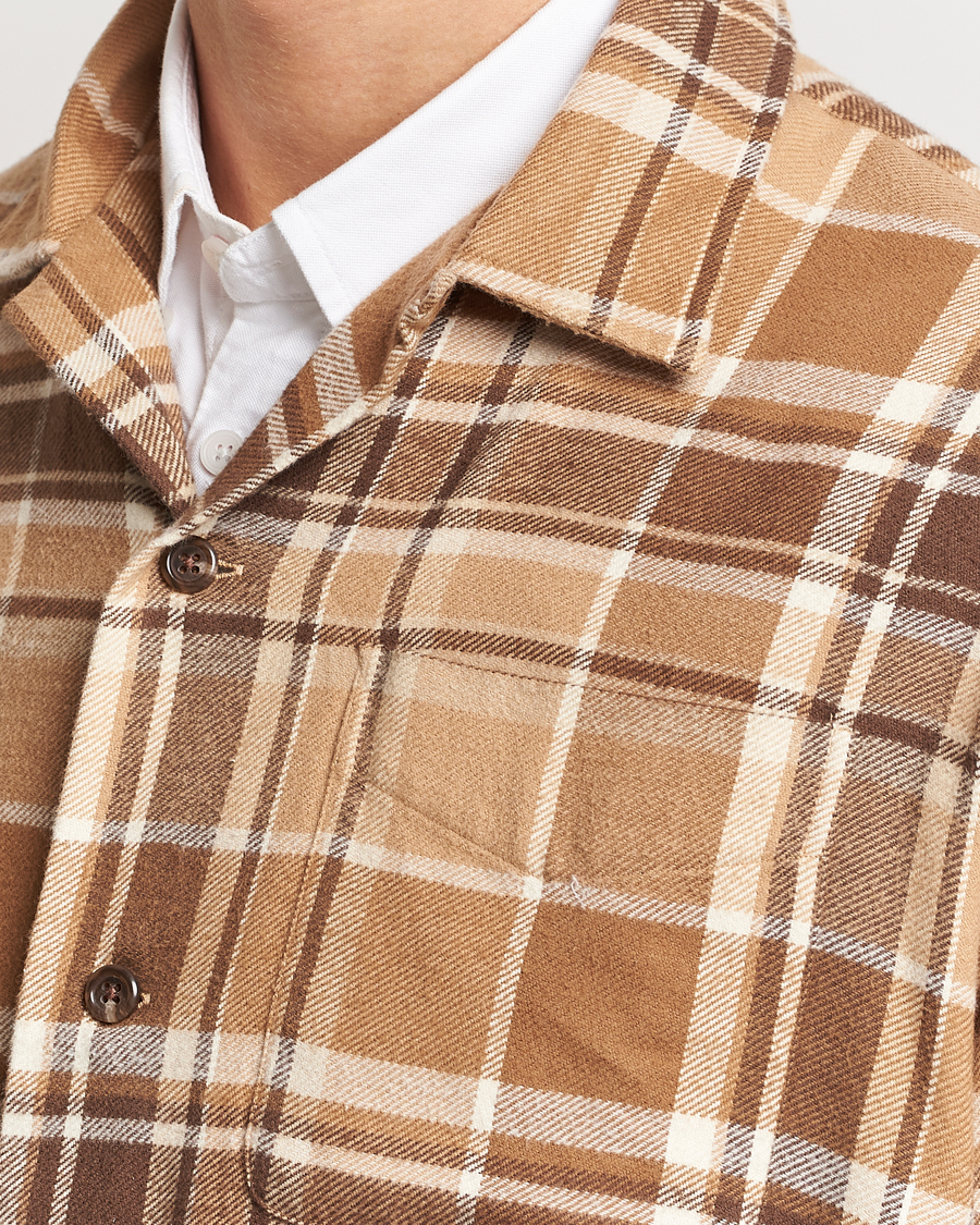 Homme | Chemises | Polo Ralph Lauren | Brushed Flannel Checked Shirt Khaki/Brown