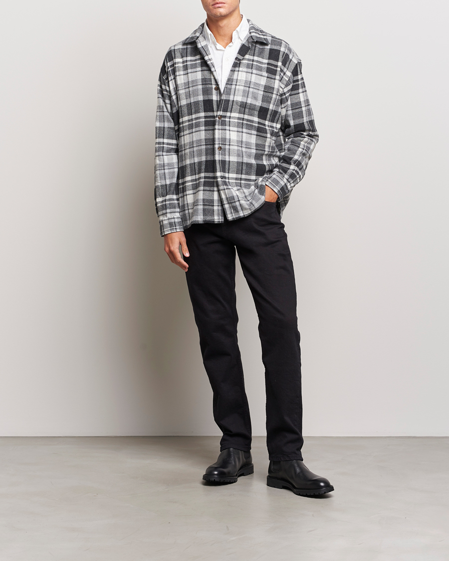 Homme | Chemises | Polo Ralph Lauren | Brushed Flannel Checked Shirt Grey