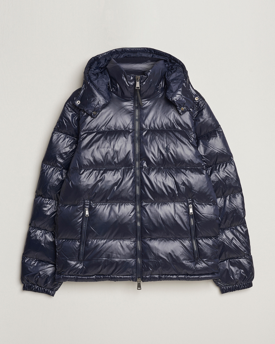 Homme | Manteaux Et Vestes | Polo Ralph Lauren | Flint Glossy Down Jacket Collection Navy