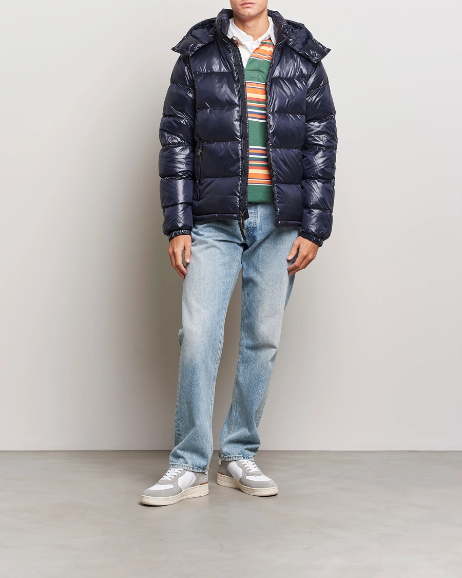 Homme | Manteaux Et Vestes | Polo Ralph Lauren | Flint Glossy Down Jacket Collection Navy