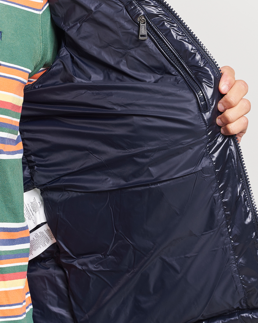 Homme | Manteaux Et Vestes | Polo Ralph Lauren | Flint Glossy Down Jacket Collection Navy