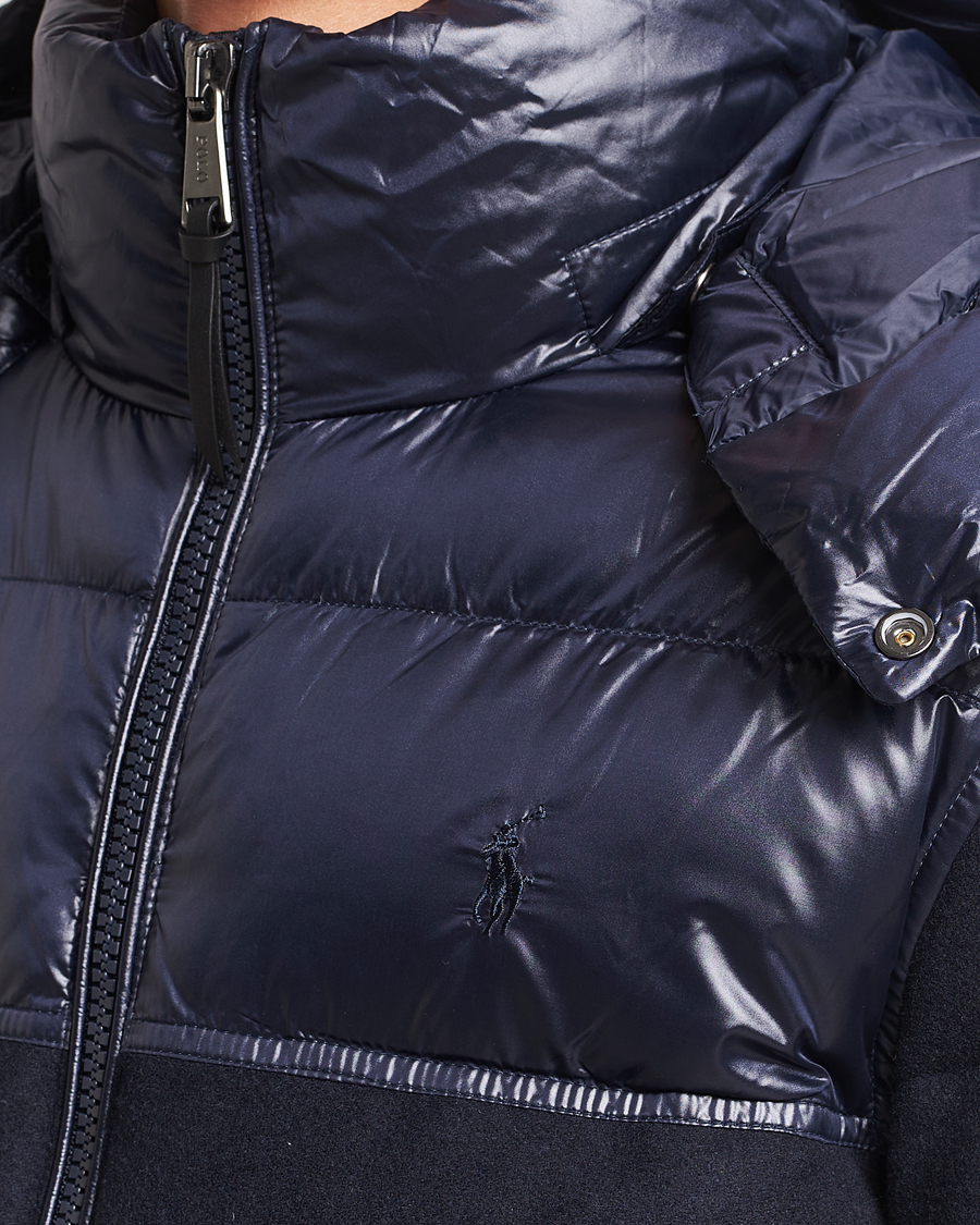 Homme | Manteaux Et Vestes | Polo Ralph Lauren | Flint Wool Down Jacket Collection Navy