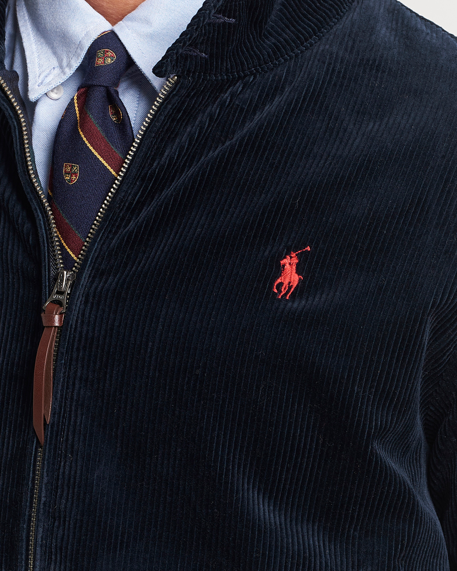 Homme | Manteaux Et Vestes | Polo Ralph Lauren | Corduroy Lined Harrington Jacket Aviator Navy