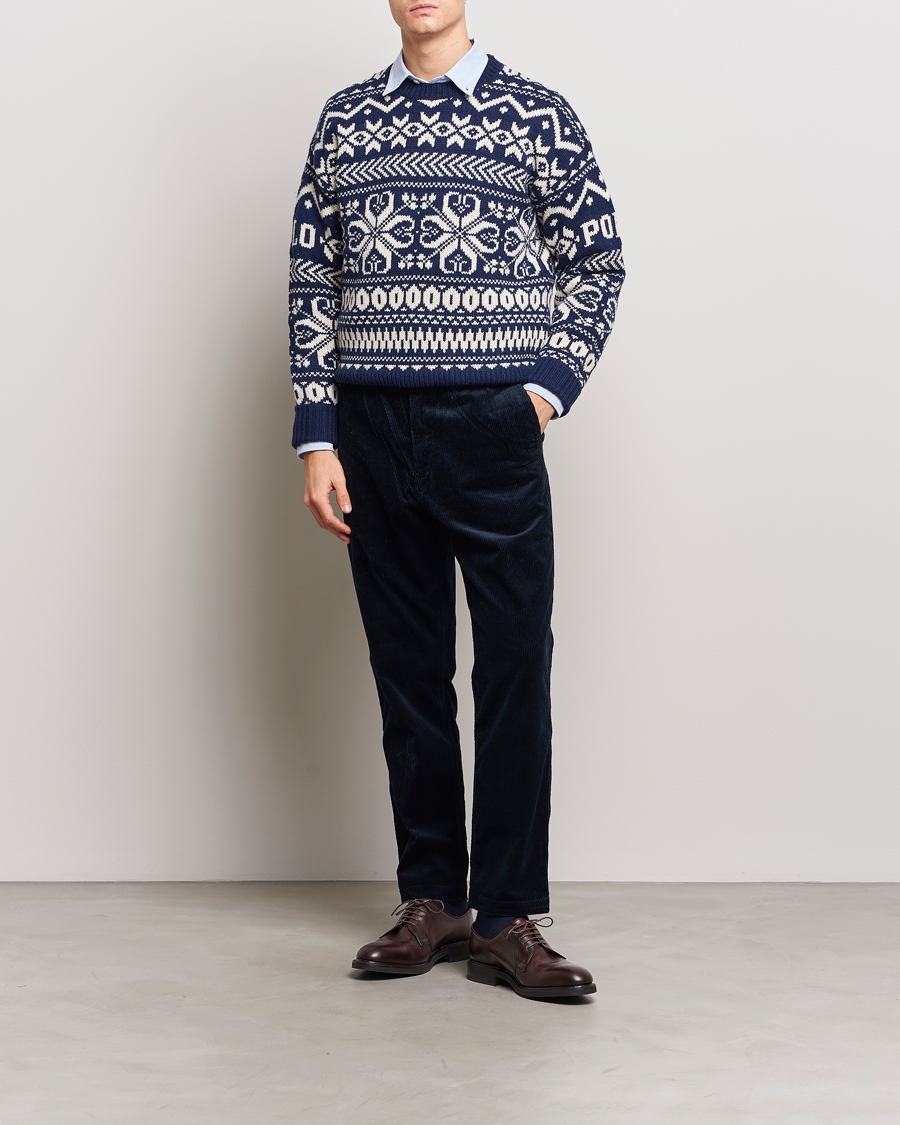 Homme | Pantalons | Polo Ralph Lauren | Prepster Corduroy Drawstring Pants Aviator Navy