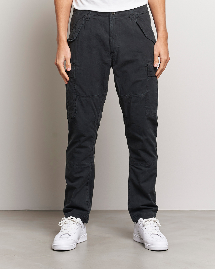 Homme | Pantalons | Polo Ralph Lauren | Slub Canvas Cargo Pants Black