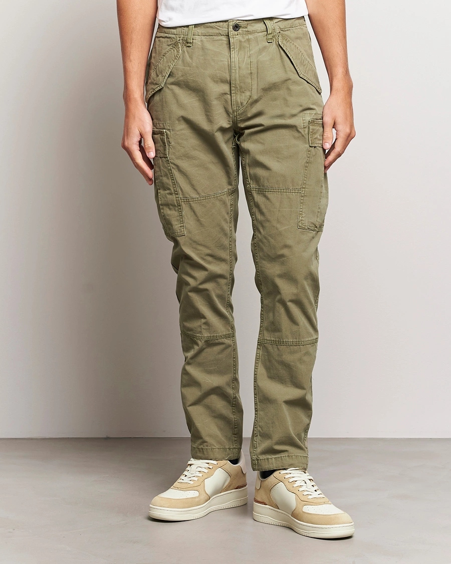 Homme | Nouveautés | Polo Ralph Lauren | Slub Canvas Cargo Pants Outdoors Olive