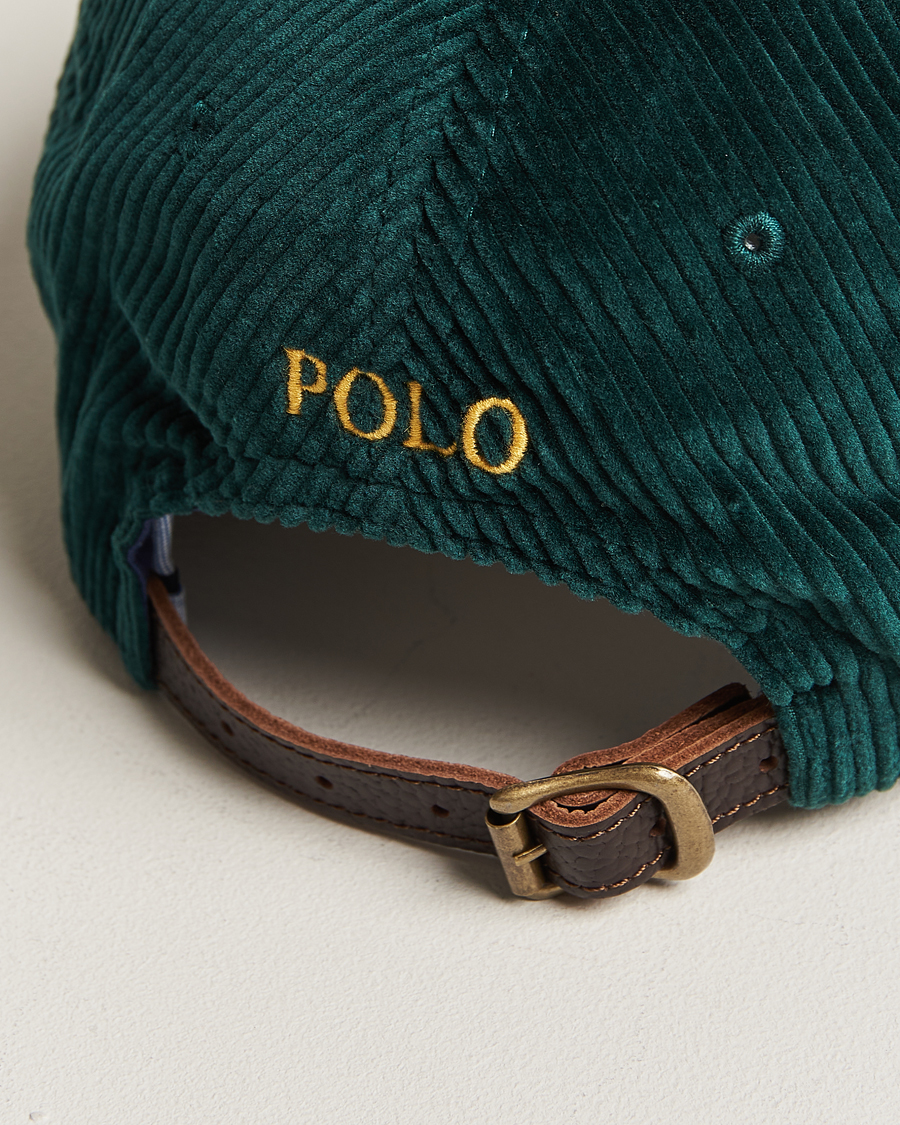 Homme | Polo Ralph Lauren Corduroy Cap College Green | Polo Ralph Lauren | Corduroy Cap College Green