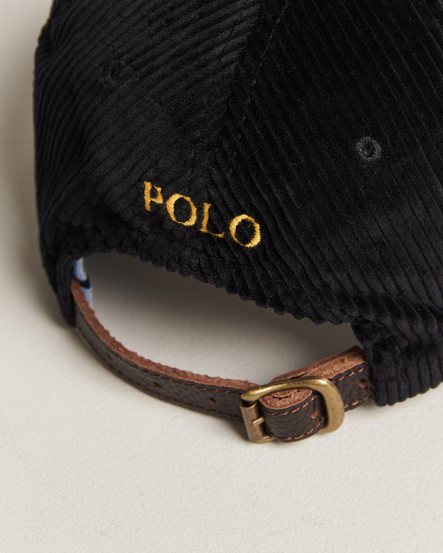 Homme | Polo Ralph Lauren Corduroy Cap Black | Polo Ralph Lauren | Corduroy Cap Black