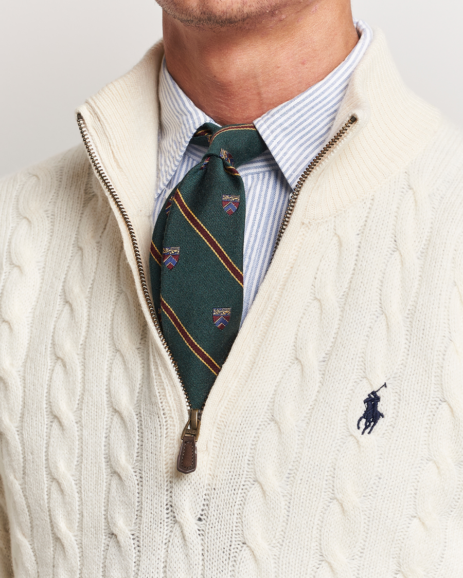 Homme |  | Polo Ralph Lauren | Vintage Club Striped Tie Green