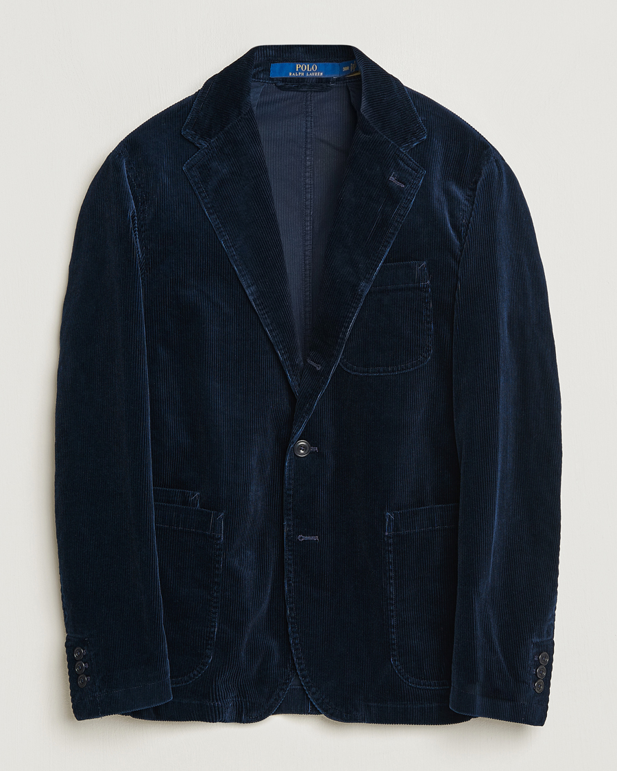 Homme | Blazers | Polo Ralph Lauren | Corduroy Stretch Blazer Aviator Navy