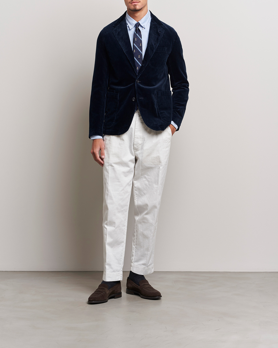 Homme | Blazers | Polo Ralph Lauren | Corduroy Stretch Blazer Aviator Navy