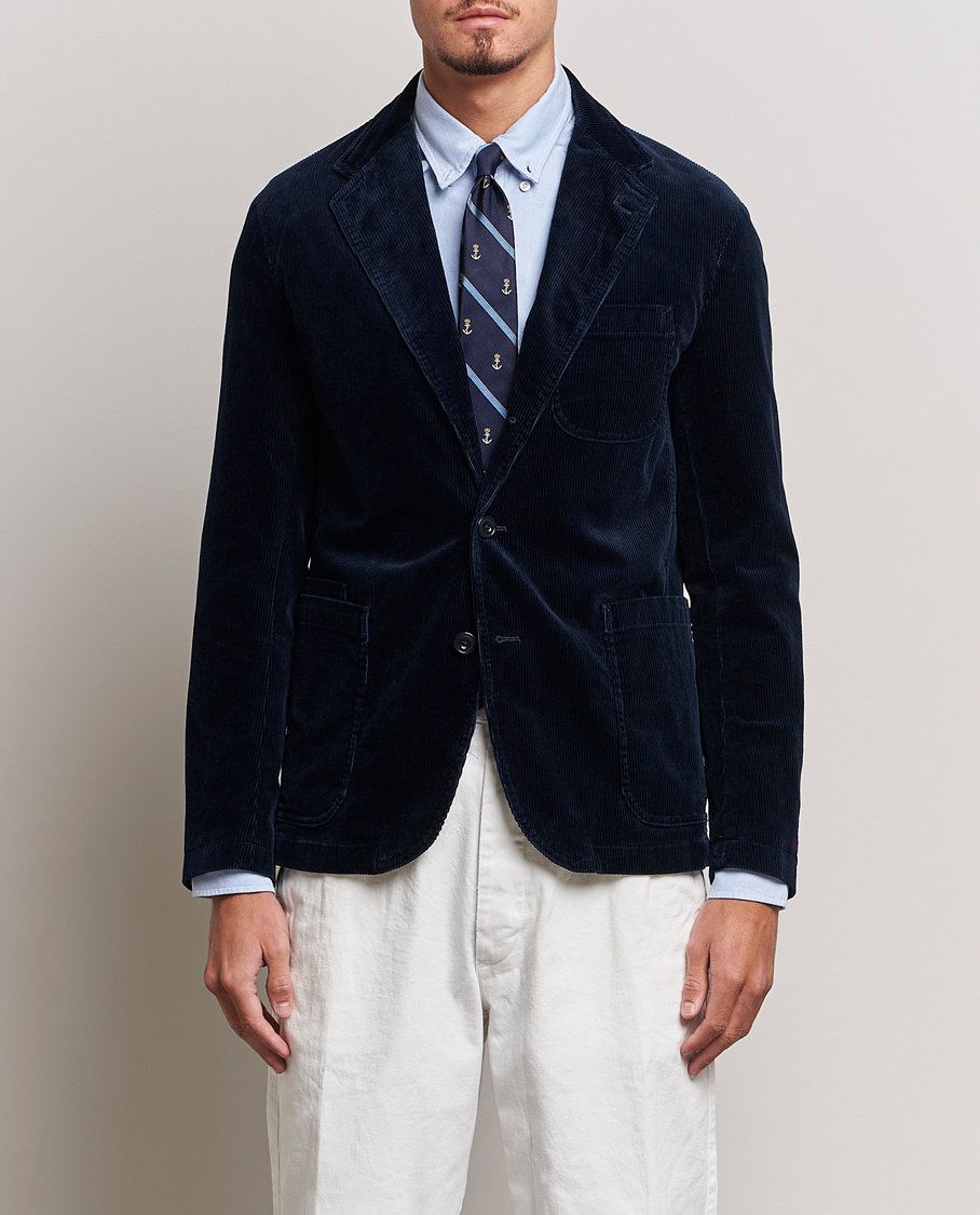 Homme | Blazers | Polo Ralph Lauren | Corduroy Stretch Blazer Aviator Navy