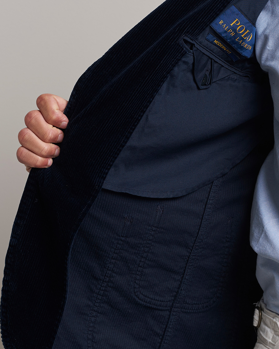 Homme | Blazers | Polo Ralph Lauren | Corduroy Stretch Blazer Aviator Navy