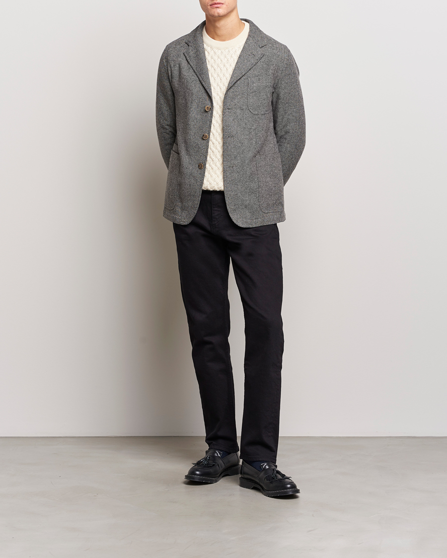 Homme | Blazers | Polo Ralph Lauren | Classic Herringbone Sportcoat Black/Cream