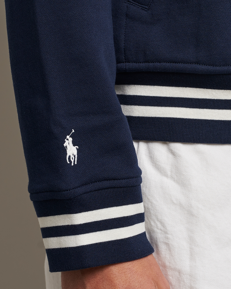 Homme | Manteaux Et Vestes | Polo Ralph Lauren | Athletic Fleece Jacket Cruise Navy/Clubhouse Cream