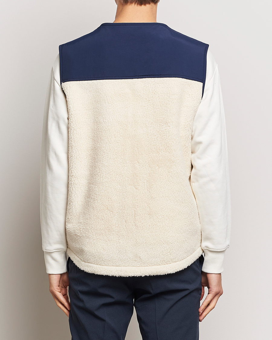 Homme | Manteaux Et Vestes | Polo Ralph Lauren | Gilet Pile Vest Winter Cream/Newport Navy
