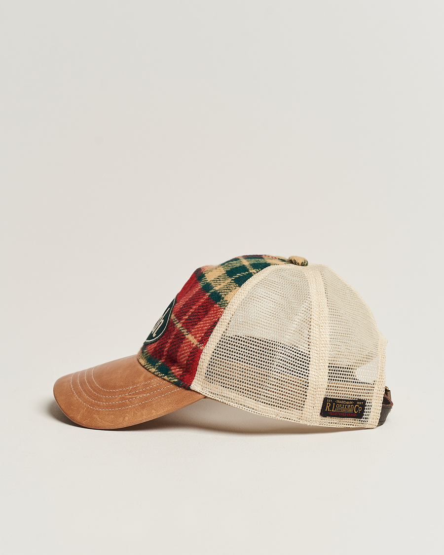 Homme | Polo Ralph Lauren Flannel Ralph Cap Red/Black Multi | Polo Ralph Lauren | Flannel Ralph Cap Red/Black Multi