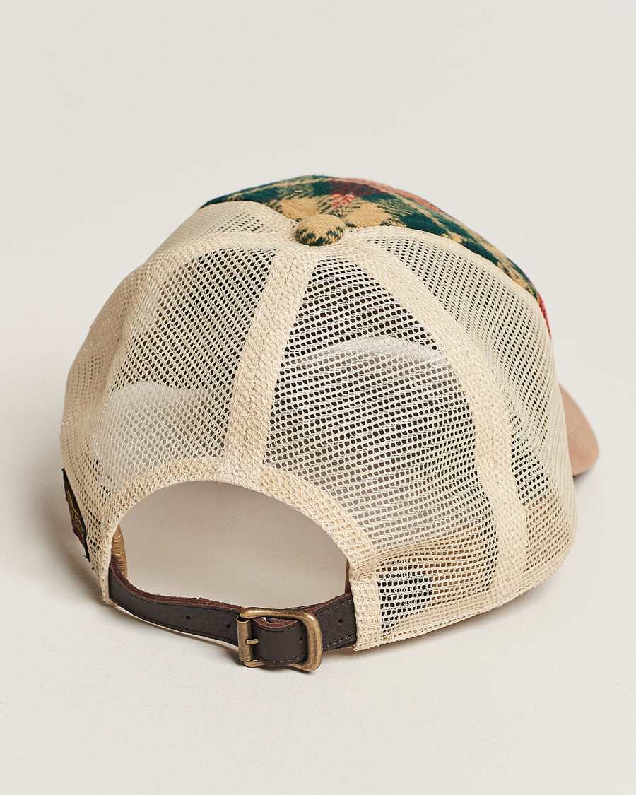 Homme | Polo Ralph Lauren Flannel Ralph Cap Red/Black Multi | Polo Ralph Lauren | Flannel Ralph Cap Red/Black Multi