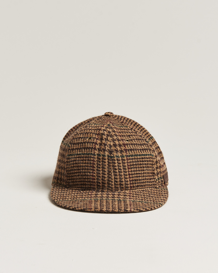 Homme | Polo Ralph Lauren Glenplaid Overcheck Cap Camel | Polo Ralph Lauren | Glenplaid Overcheck Cap Camel