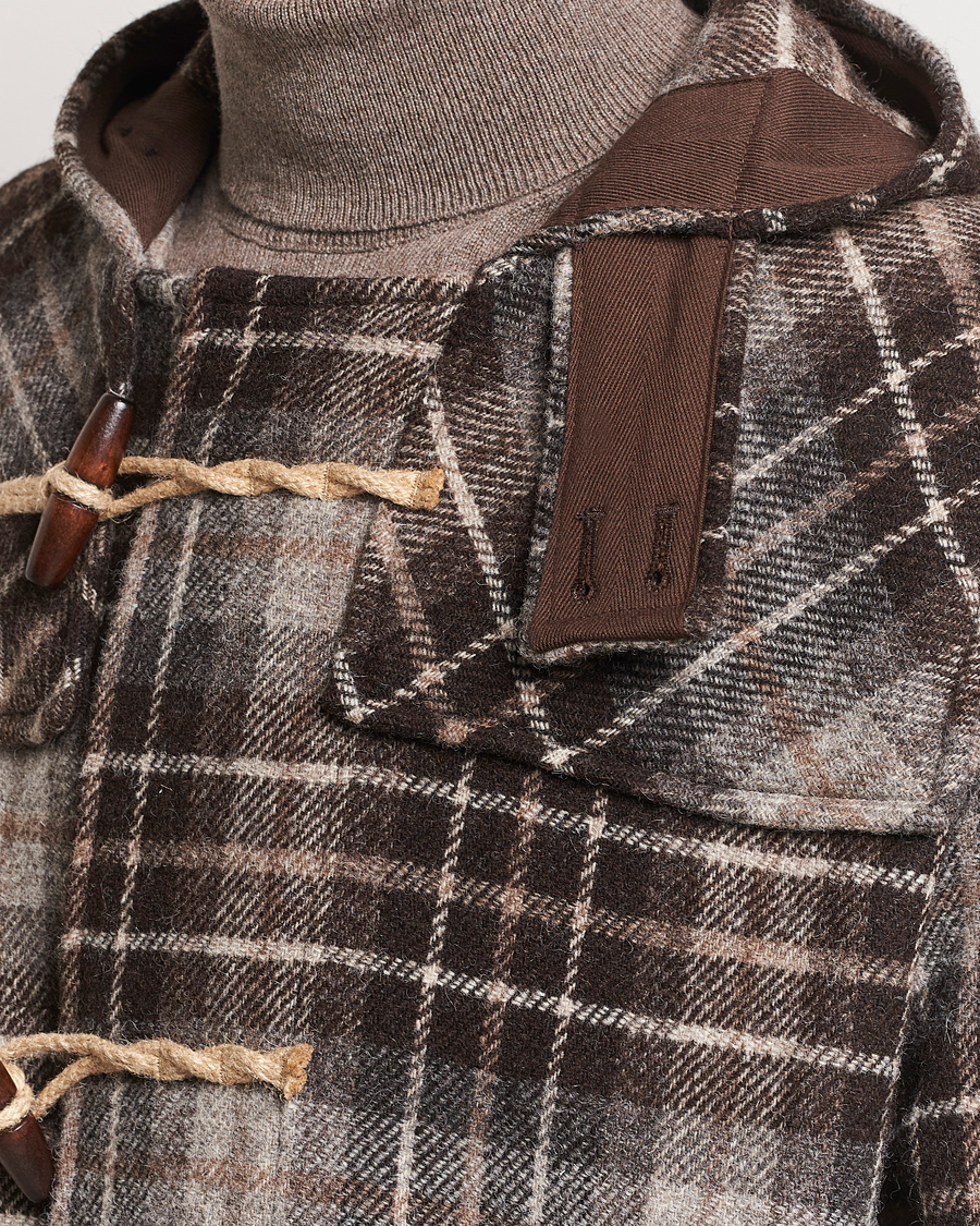 Homme | Manteaux Et Vestes | Gloverall | De Bonne Facutre Wool Duffle Coat Black/Grey