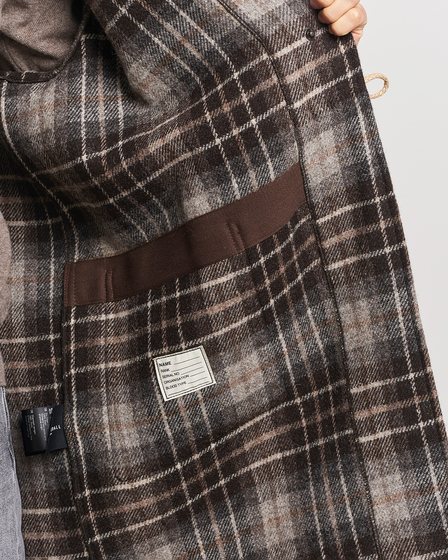 Homme | Manteaux Et Vestes | Gloverall | De Bonne Facutre Wool Duffle Coat Black/Grey