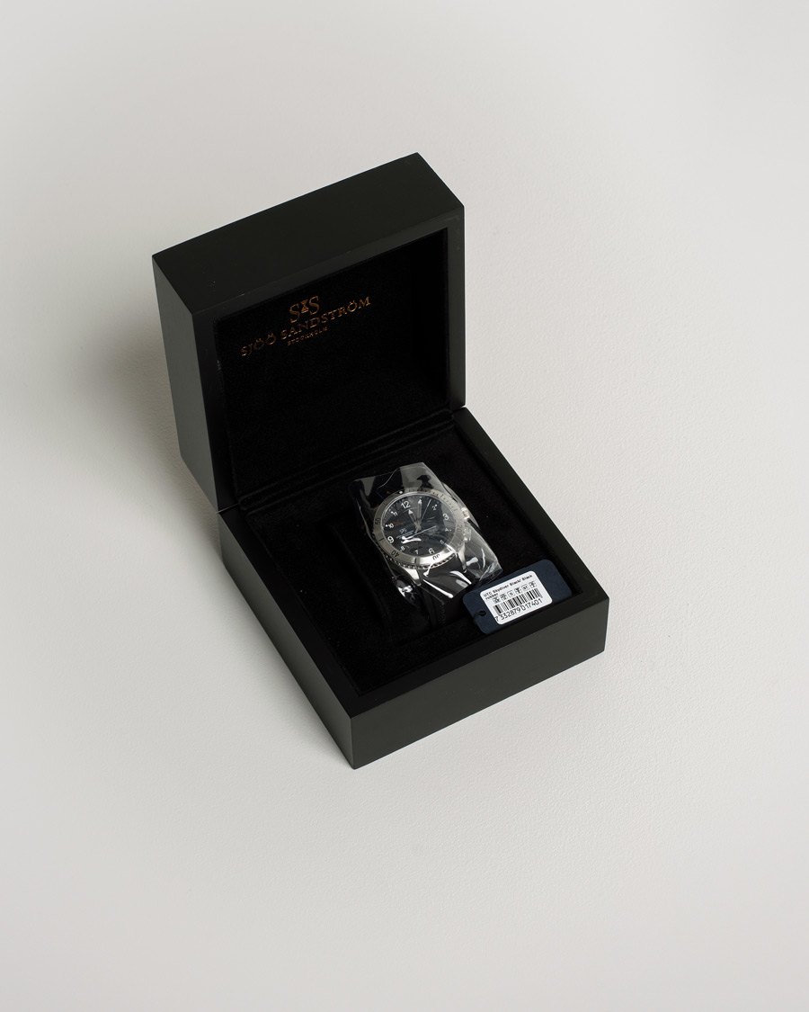 Homme | Sjöö Sandström Pre-Owned UTC Skydiver 017401 Steel Black | Sjöö Sandström Pre-Owned | UTC Skydiver 017401 Steel Black