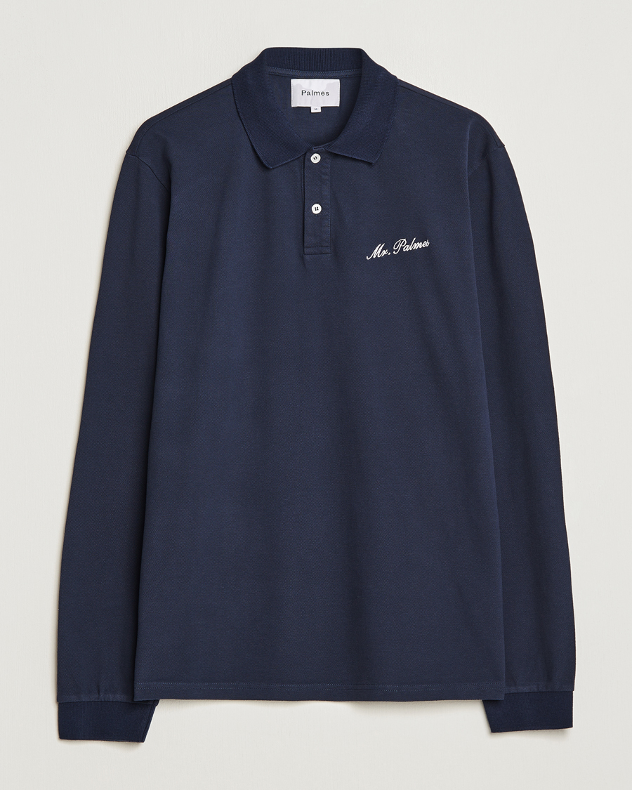 Homme | Pulls Et Tricots | Palmes | Mister Long Sleeve Polo Navy
