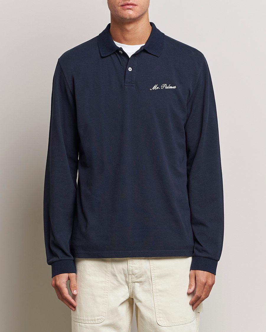 Homme | Pulls Et Tricots | Palmes | Mister Long Sleeve Polo Navy