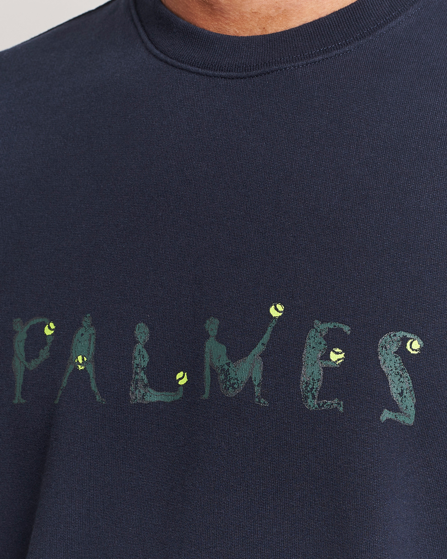 Homme | Pulls Et Tricots | Palmes | Letters Crewneck Sweatshirt Navy