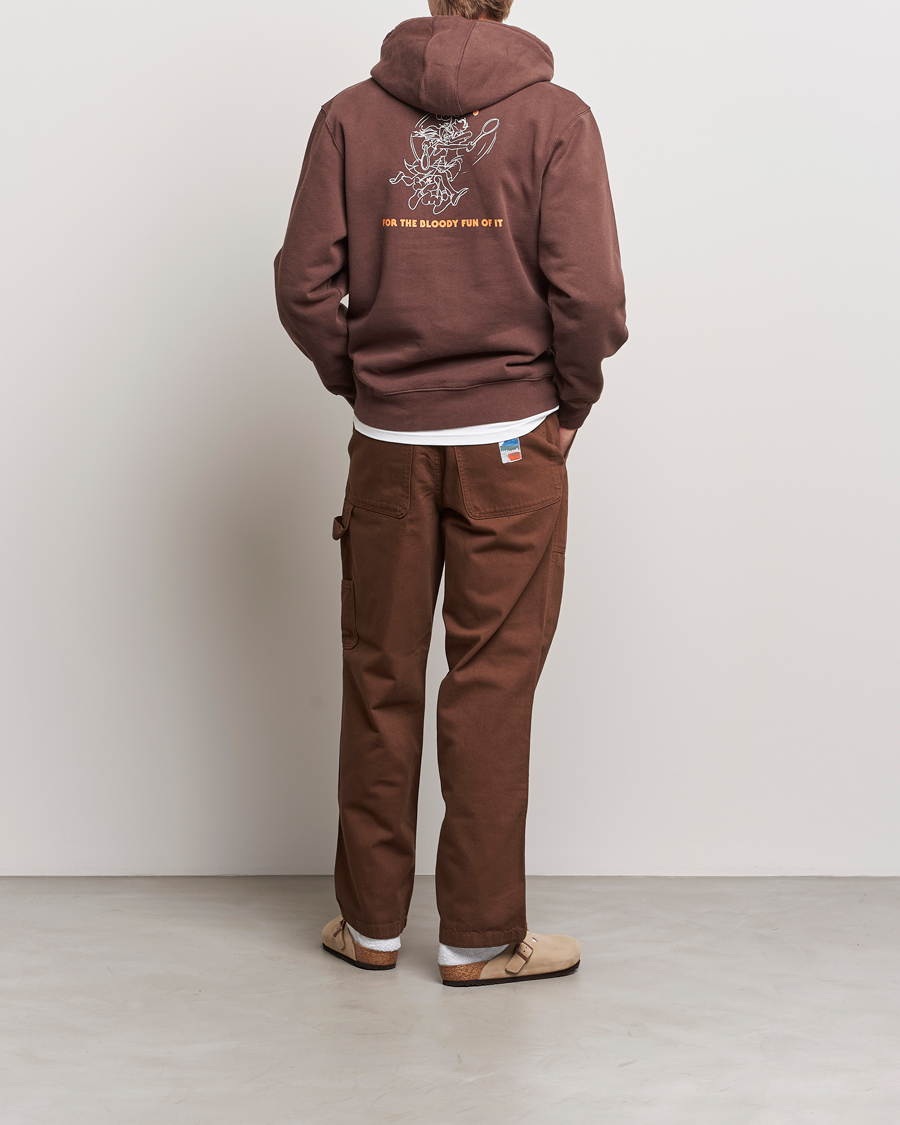 Homme | Pulls Et Tricots | Palmes | Bloody Hooded Sweatshirt Brown