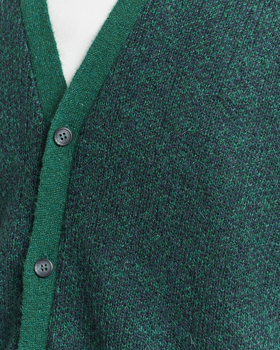 Homme | Pulls Et Tricots | Palmes | Jacquard Knit Cardigan Dark Green