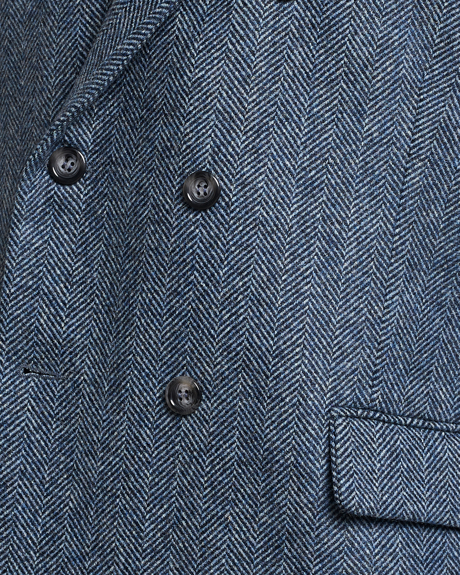 Homme | Blazers | Palmes | Double Blaze Tweed Sport Coat Navy Herringbone