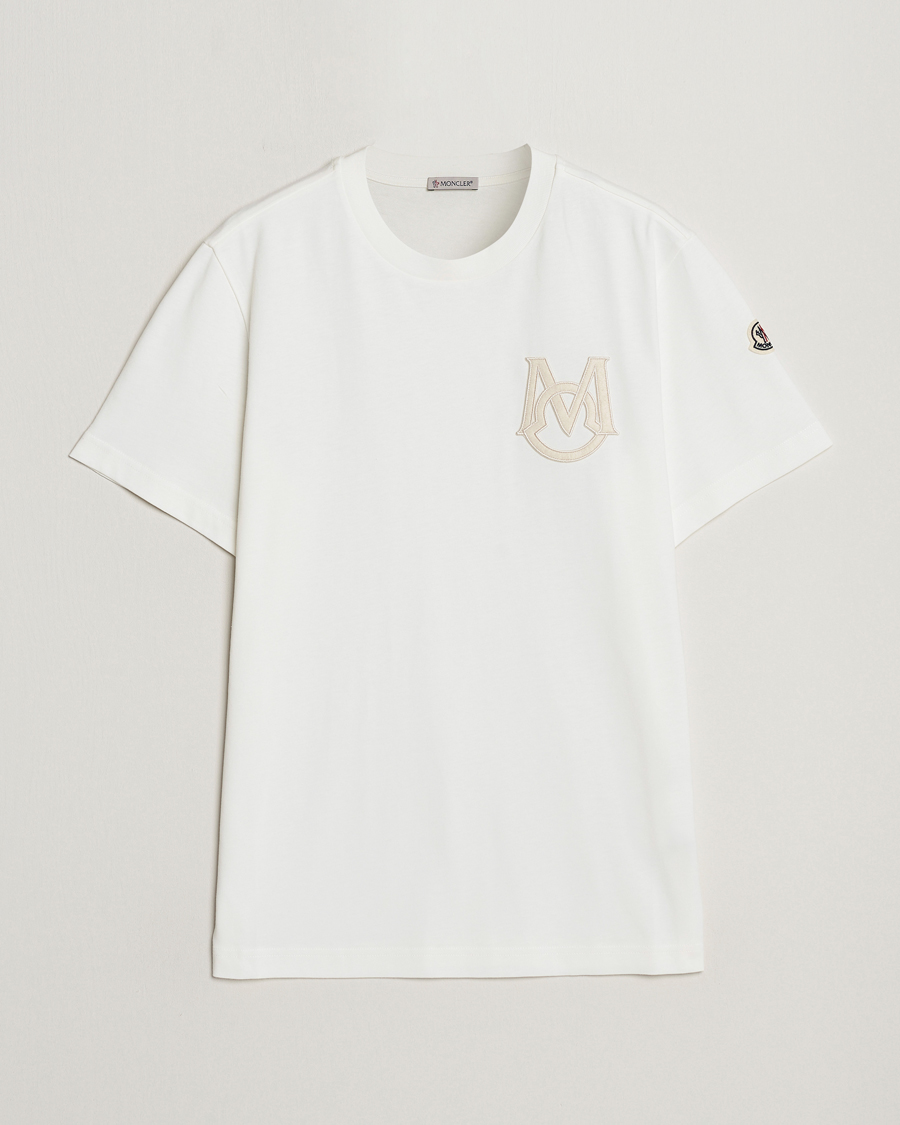 Homme | T-shirts | Moncler | Embossed Logo T-shirt White