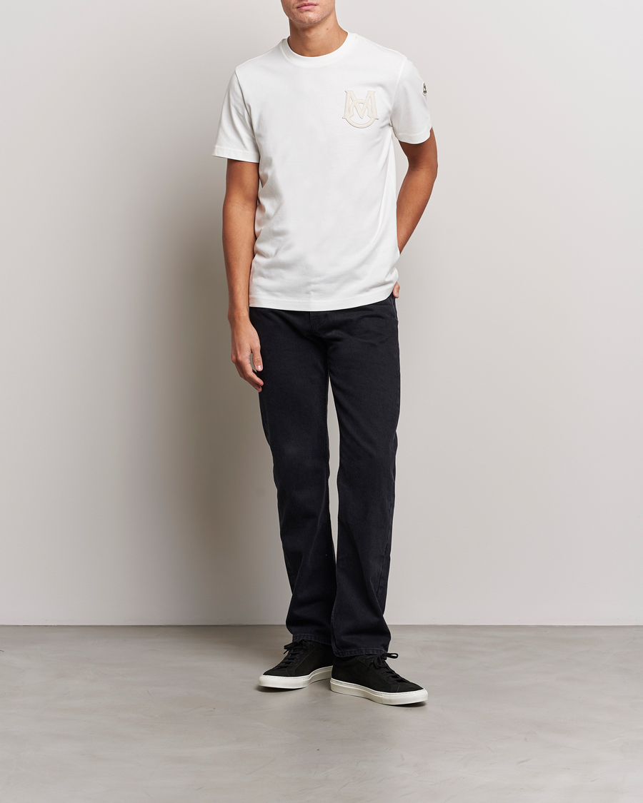 Homme | T-shirts | Moncler | Embossed Logo T-shirt White