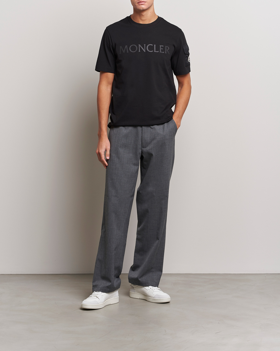 Homme | T-shirts | Moncler | Sleeve Pocket T-shirt Black