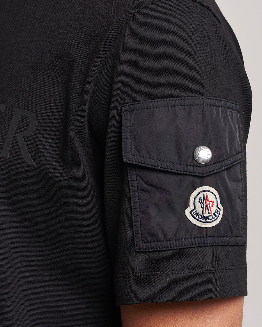 Homme | T-shirts | Moncler | Sleeve Pocket T-shirt Black