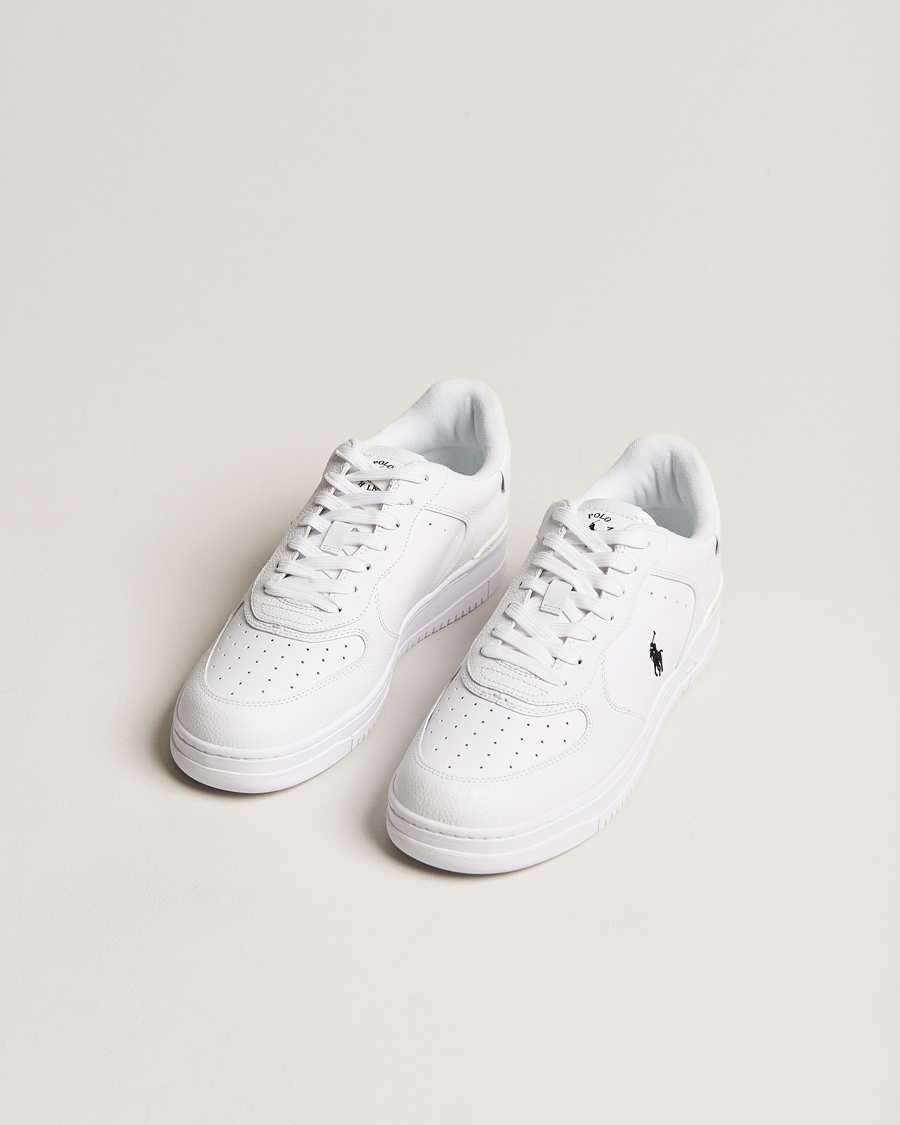Homme |  | Polo Ralph Lauren | Masters Court Sneaker White/White/Black PP