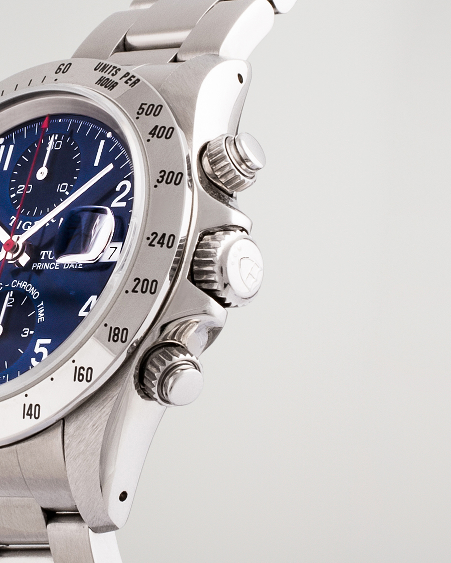Homme | Pre-Owned & Vintage Watches | Tudor Pre-Owned | Tiger Prince Date Chronograph 72980 Steel Blue