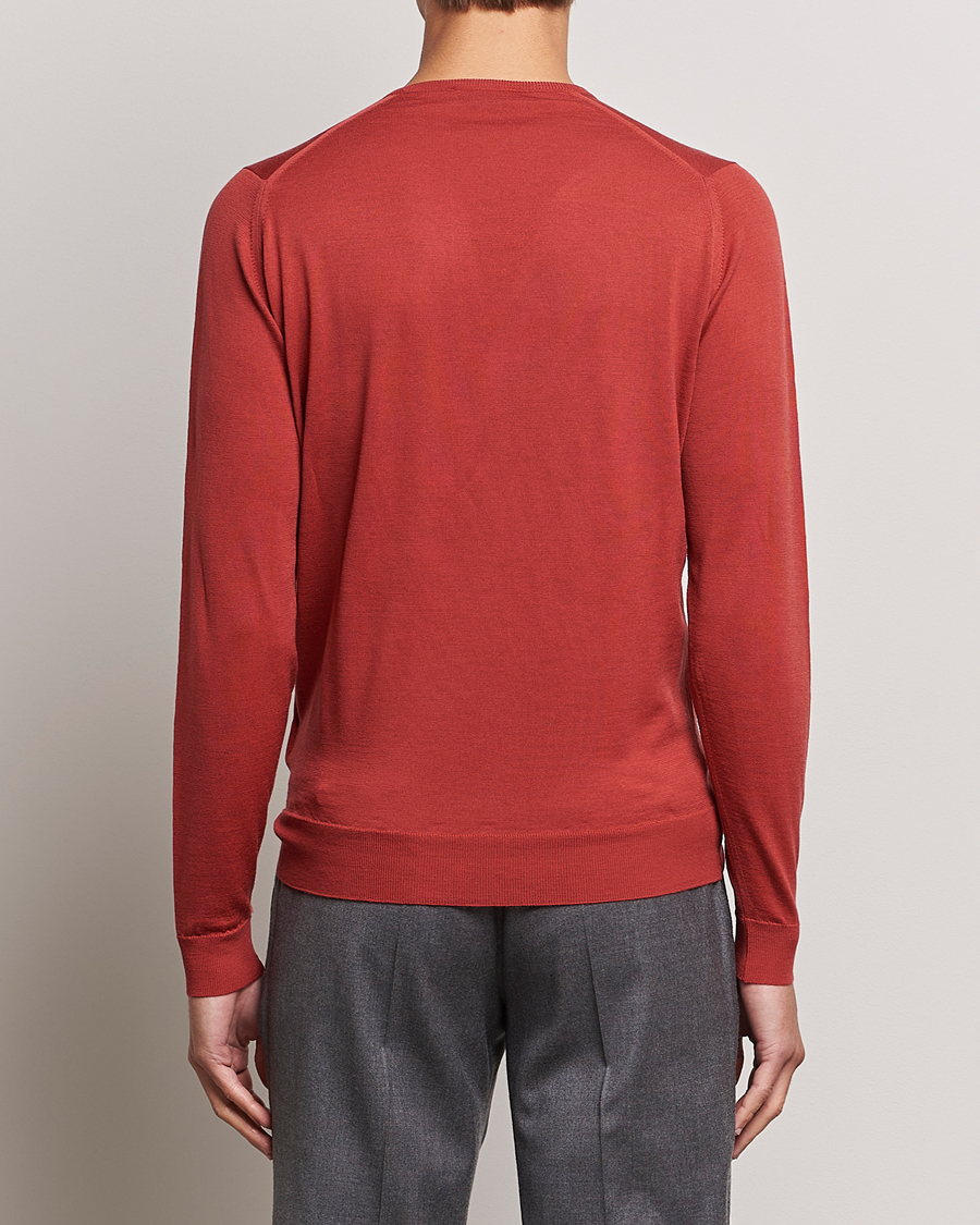 Homme | Pulls Et Tricots | John Smedley | Lundy Extra Fine Merino Crew Neck Redwood