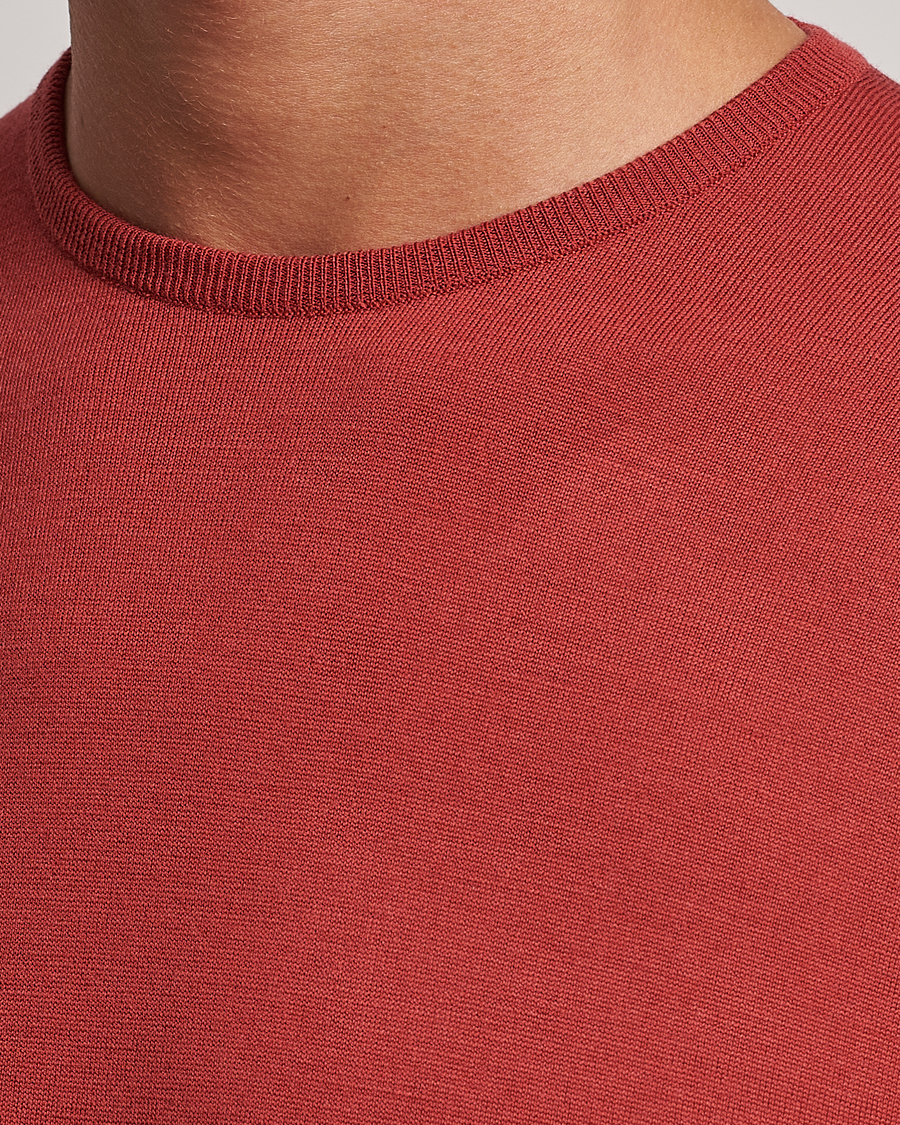 Homme | Pulls Et Tricots | John Smedley | Lundy Extra Fine Merino Crew Neck Redwood